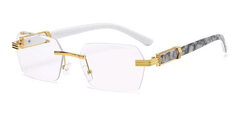 Anteojos Lentes Sol Hexagonal Sin Marco Retro Vintage Nº91 - buy online
