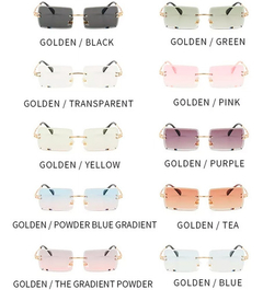 Anteojos Lentes Sol Rectangular Biselado Retro Vintage Nº92 on internet