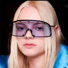 Anteojos Lentes Sol Hype Cuadrado Retro Vintage Futurista 2