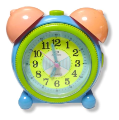 Reloj Despertador Cama Mesa Chico Alarma Verde - comprar online