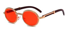 Anteojos Lentes Sol Hype Circular Strass Retro Vintage 1 - KITCH TECH
