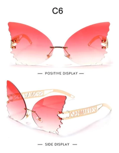 Anteojos Gafas De Sol Mariposa Retro Vintage Modernos Hype 4886