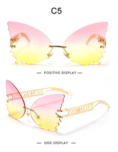 Anteojos Gafas De Sol Mariposa Retro Vintage Modernos Hype