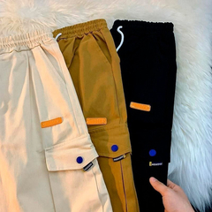 Pantalon Cargo Recto Palaso Baggy Beige Suelto Matrx D319 - tienda online