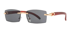 Anteojos Gafas Sol Sin Marco Madera Vintage Retro Nº100 - online store