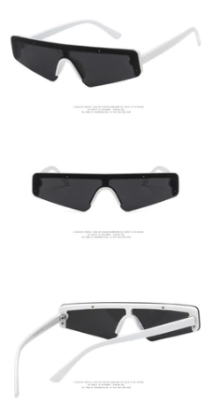 Anteojos Gafas De Sol Rectangulares Modernos Retro Vintage 7