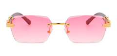 Anteojos Gafas Sol Sin Marco Madera Vintage Retro Nº102 on internet