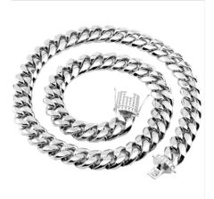 Cadena Cubana Acero Inoxidable 20mm Nº7 Trap Drip Dorada - KITCH TECH