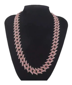 Imagen de Cadena Cubana Piedra Strass Thorns 20 Inches Nº5