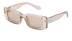 Gafas De Sol Rectangulares Pequeñas Lujosa Retro N 28 - comprar online