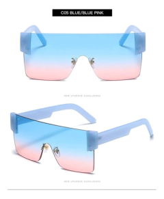 Anteojos Gafas Sol Grandes Retro Vintage Cuadradas Rap Hype