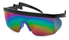 Anteojos Lentes Sol Visor 1 Pieza Rayo Retro Vintage Nº122 on internet