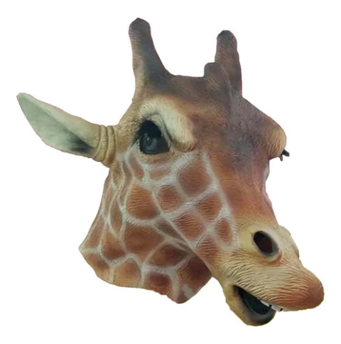 Mascara De Latex Jirafa Disfraz Halloween Importadas