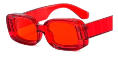 Anteojos Lentes Gafas Sol Rectangulares Acrilico Retro N 66 - tienda online