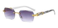 Anteojos Lentes Sol Hexagonal Sin Marco Retro Vintage Nº91 - buy online