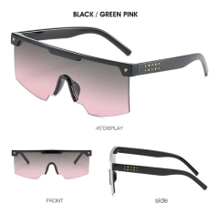 Gafas Anteojos De Sol Cuadradas Modernas Hype 1549 - tienda online