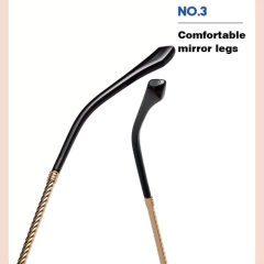 Anteojos Gafas Sol Sin Marco Hexagonal Madera Vintage 98 - tienda online