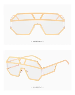 Gafas Anteojos Sol Grandes Hexagonal Modernas 5319 en internet