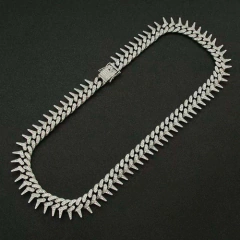 Cadena Cubana Piedra Strass Thorns 18 Inches Nº2 - tienda online