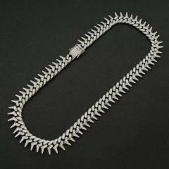 Cadena Cubana Piedra Strass Thorns 20 Inches Nº2 - online store