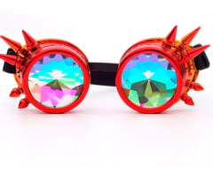 Anteojos Caleidoscopio Antiparras Steampunk Retro Goggles