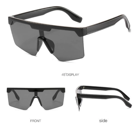 Gafas Anteojos Tuli De Sol Retro Vintange Rap Trap Grandes 9757