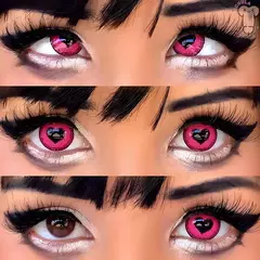 Lentes de Contacto Fantasia Cosplay Corazon CL390 - KITCH TECH