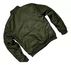 Campera Aviadora NASA Verde Oscuro - KITCH TECH