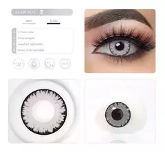 Lentes de Contacto Efecto Real Gris Transparente - KITCH TECH