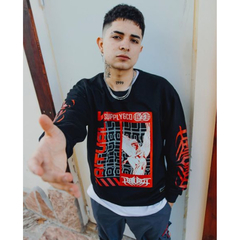 Buzo Oversized Dark Angel Black - comprar online
