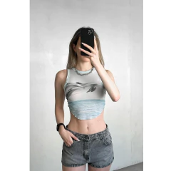 Remera Musculosa Top Tul Dolphin - comprar online