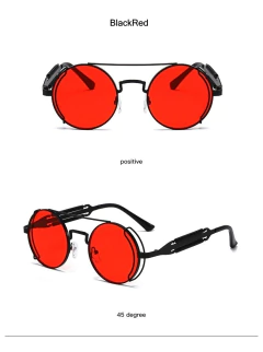 Anteojos Redondos Metalico Steampunk Retro 304 en internet