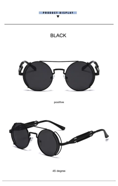 Anteojos Redondos Metalico Steampunk Retro 304 en internet