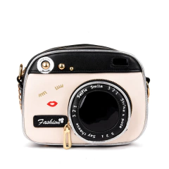 Bolso Cartera De Mano Amplio Camara Polaroid Hype Moderno