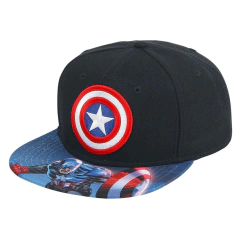 Gorra Snapback Marvel Captain America Escudo - Bioworld Usa
