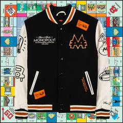 Campera Universitaria Varsity Monopoly Original - 350dls