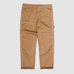 Double knee pants Duck Brown