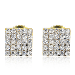 Aros Plata 925 Baño Oro 14k Grande Rosca Hip Hop Trap Hype 2 - comprar online
