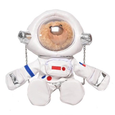 Bolso Cartera De Mano Oso De Peluche Astronauta Hype Space