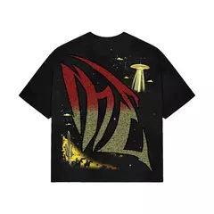 Remera Boxy Fit Mixed Emotion Strass Ranger Rhinestone Tee 160 U$D en internet