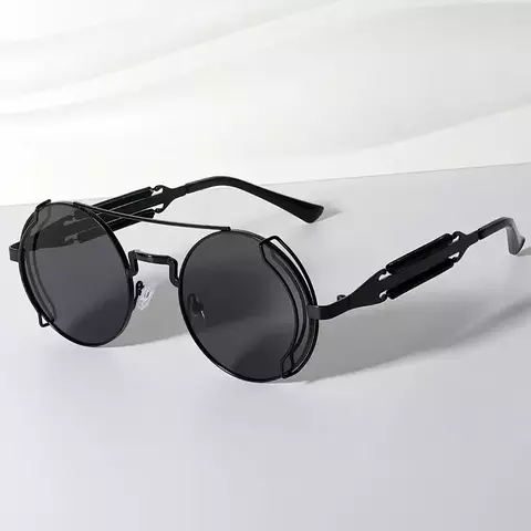 Anteojos Redondos Metalico Steampunk Retro 304 - comprar online