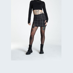 Falda Harvard gabardina elastizada - comprar online