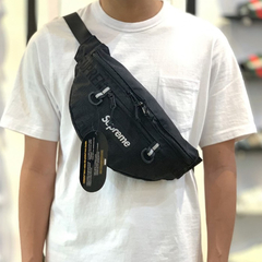 1:1 Riñonera Bolso Supreme Waist Bag SS19 - Black - tienda online