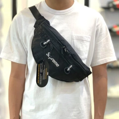 1:1 Riñonera Bolso Supreme Waist Bag SS19 - Black - tienda online