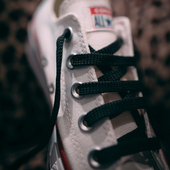 Par Cordones Flat Metallic Silver - comprar online