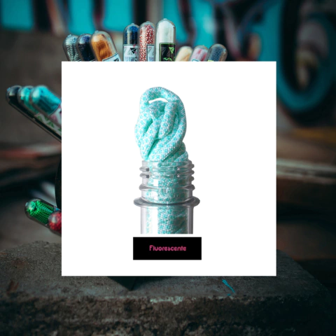 Par Cordones Fluorescente Diamond