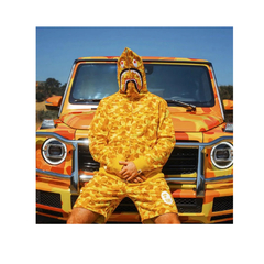 Campera Hoodie BAPE X PUBG Full Zip Shark Camo Yellow (AAA) - 220 USD - KITCH TECH