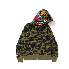 Campera Hoodie BAPE Full Zip Shark Camo Militar (AAA) - 220USD - comprar online