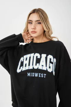 Buzo Chicago Negro Midwest - KITCH TECH