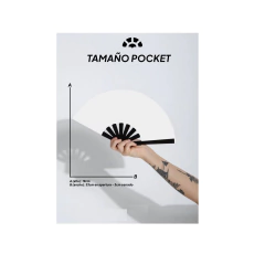 ABANICO SUPER TACTILE GREY POCKET - comprar online